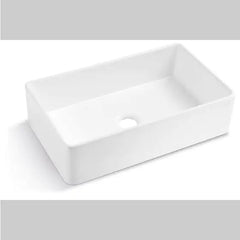 Ceramic Farmhouse Kitchen Sink With Basket Filter